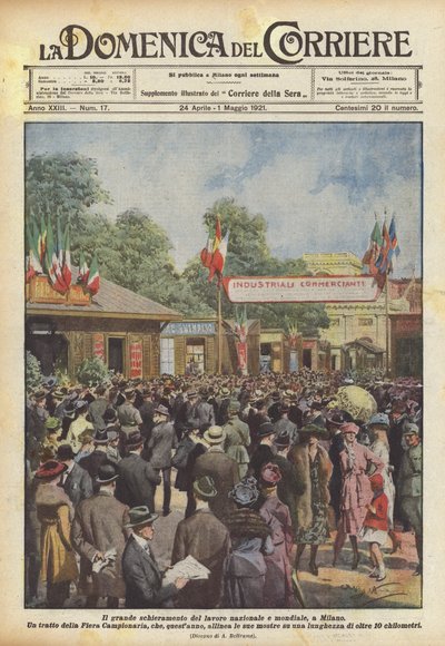 Det store udvalg af nationalt og internationalt arbejde i Milano af Achille Beltrame