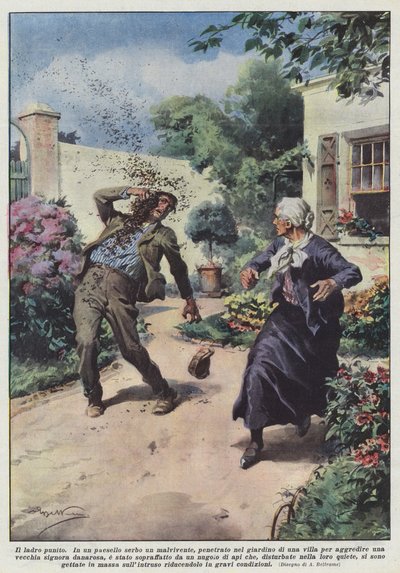 Tyven straffede af Achille Beltrame