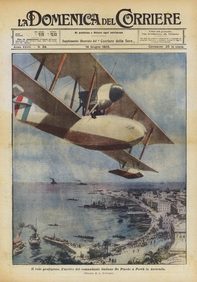 Den vidunderlige flyvning af Achille Beltrame