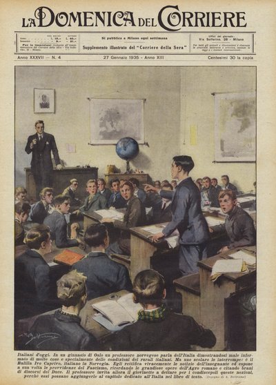 italienere i dag af Achille Beltrame