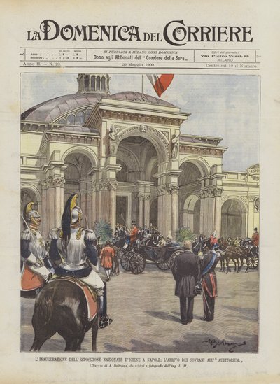 Indvielse af den nationale hygiejneudstilling i Napoli, L