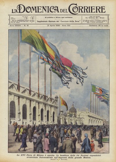 Den 16. Milano-messe er åben af Achille Beltrame