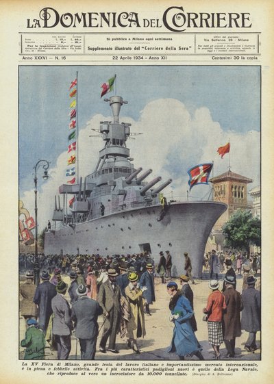 XV Fiera di Milano, en stor italiensk arbejdsdag og et meget vigtigt internationalt marked? af Achille Beltrame