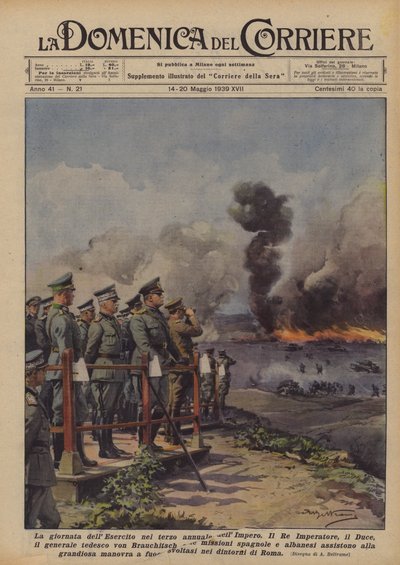 Army Day i imperiets tredje år af Achille Beltrame