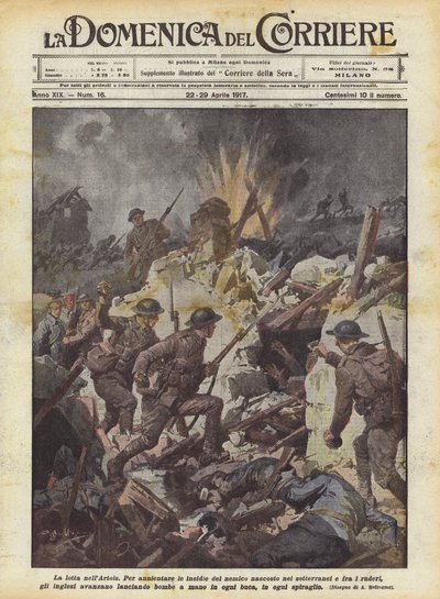 Kampen i Artois af Achille Beltrame