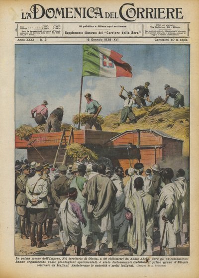 Imperiets første masse af Achille Beltrame