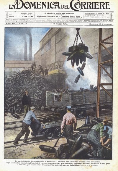 Demobilisering af ammunition i Tyskland af Achille Beltrame
