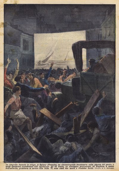 Tragedien i fritiden af Achille Beltrame
