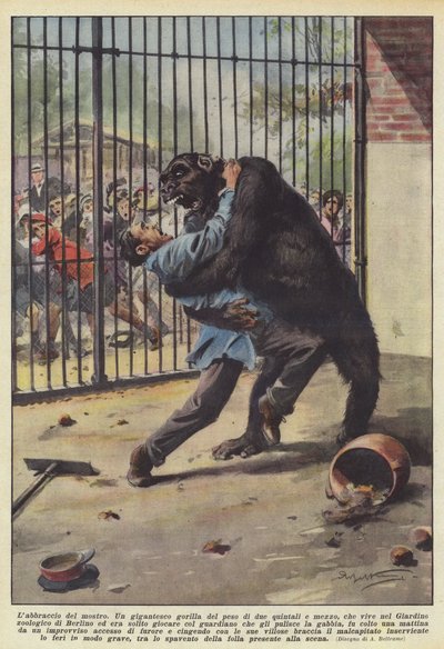 Monsters læbe af Achille Beltrame