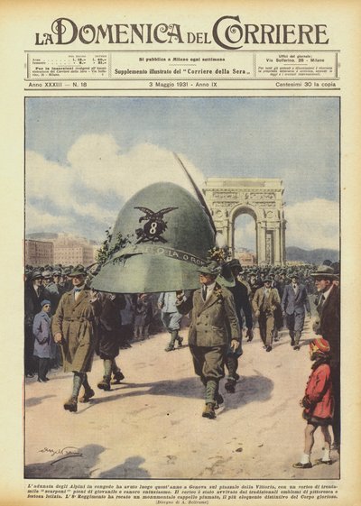 Foregik indsamlingen af ​​den pensionerede Alpini i år i Genova på Piazzale della Vittoria? af Achille Beltrame