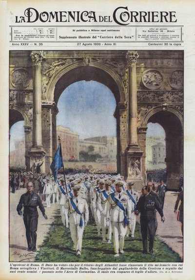 Lapoteose af Rom af Achille Beltrame