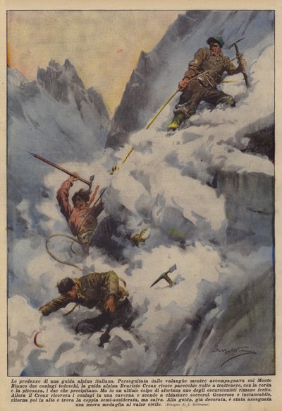 En italiensk bjergguides bedrifter af Achille Beltrame