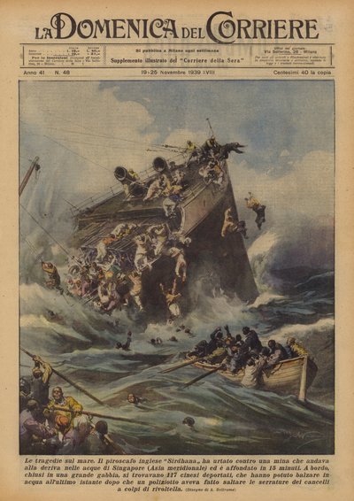 Tragedierne på havet af Achille Beltrame