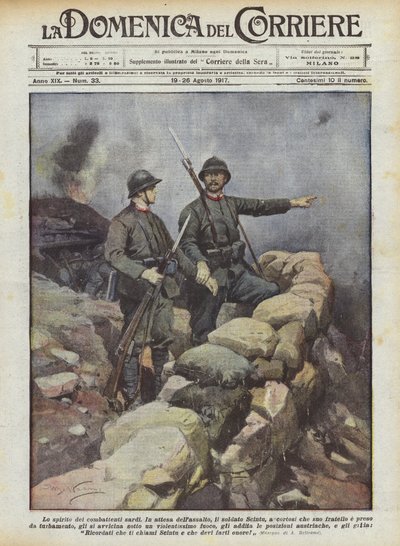 Ånden af ​​de sardinske krigere af Achille Beltrame