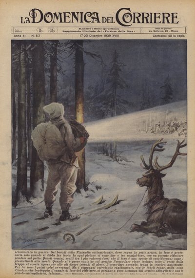 Fyrtårnsmand i krig af Achille Beltrame