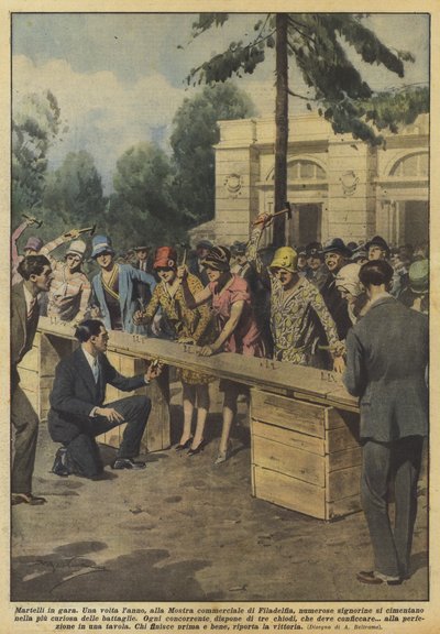 Hammere i løbet af Achille Beltrame