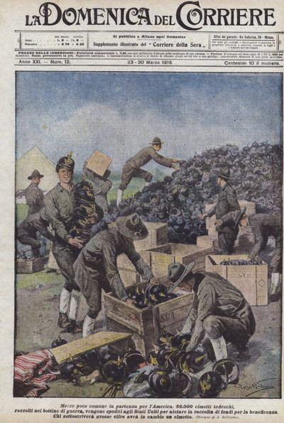 Usædvanlig vare, der rejser til Amerika af Achille Beltrame