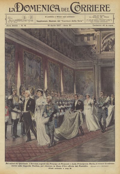 I hallerne i Quirinale af Achille Beltrame