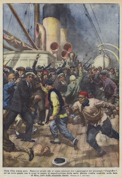 I det fredsløse Kina af Achille Beltrame