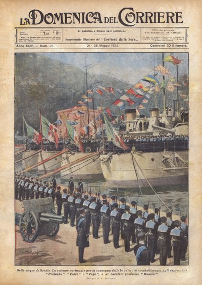 I Spezias farvande af Achille Beltrame