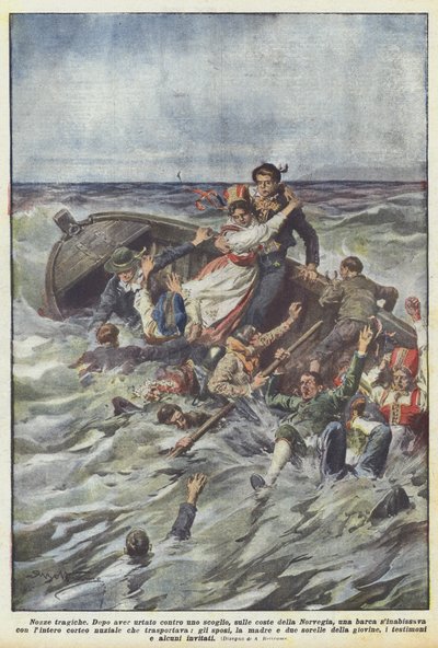 Tragisk bryllup af Achille Beltrame