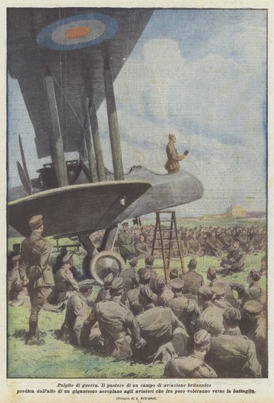 Krigsprædikestol af Achille Beltrame