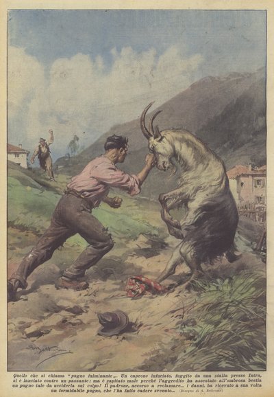 Det man kalder et lynnedslag af Achille Beltrame