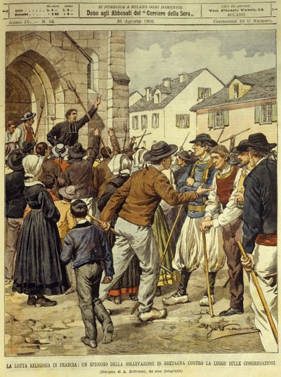 Religionskamp i Frankrig, 13. april af Achille Beltrame