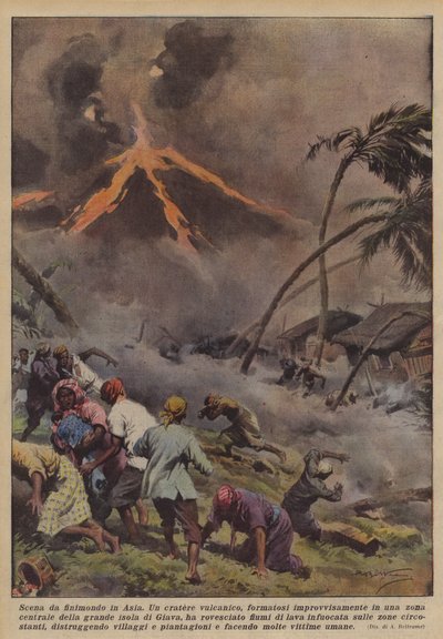 Slut på verdensscenen i Asien af Achille Beltrame