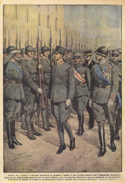 Soldat blandt soldaterne af Achille Beltrame