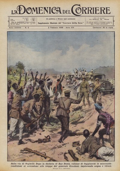 På vej til Neghelli af Achille Beltrame