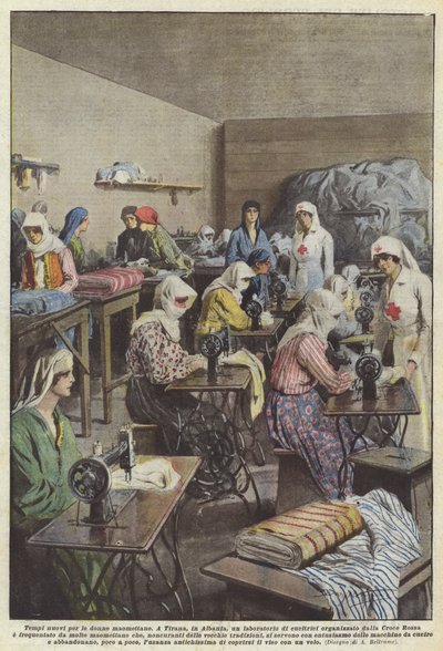 Nye tider for muhammedanske kvinder af Achille Beltrame