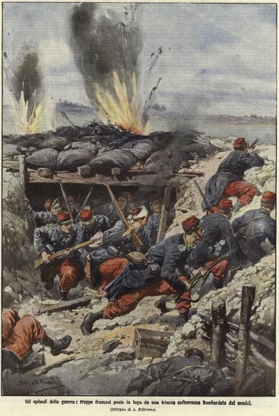 Krigens begivenheder af Achille Beltrame
