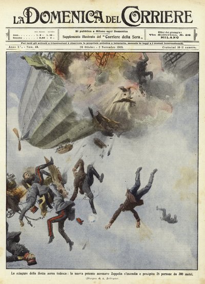 Tyskernes strabadser flygter af Achille Beltrame