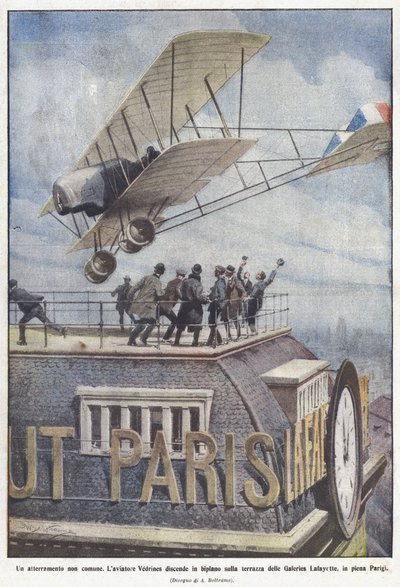 En ualmindelig landing af Achille Beltrame