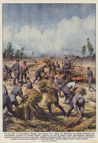 En god gestus af kammeratskab af Achille Beltrame