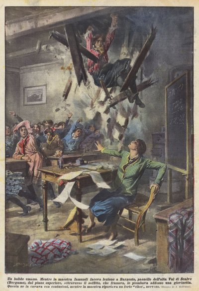 En menneskelig ildkugle af Achille Beltrame