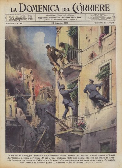 En heroisk redning af Achille Beltrame