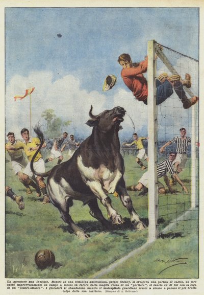 En ubuden spiller af Achille Beltrame