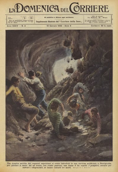 En tragisk kamp af Achille Beltrame