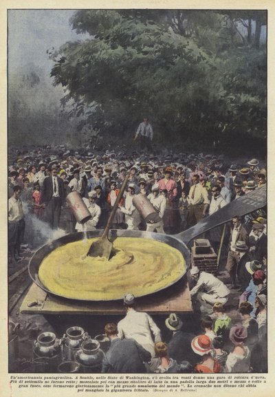 Unamericanata pantagruelica af Achille Beltrame