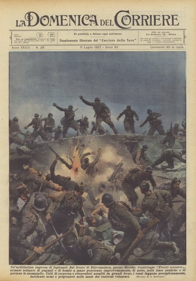 En højst vovet virksomhed af legionærer af Achille Beltrame