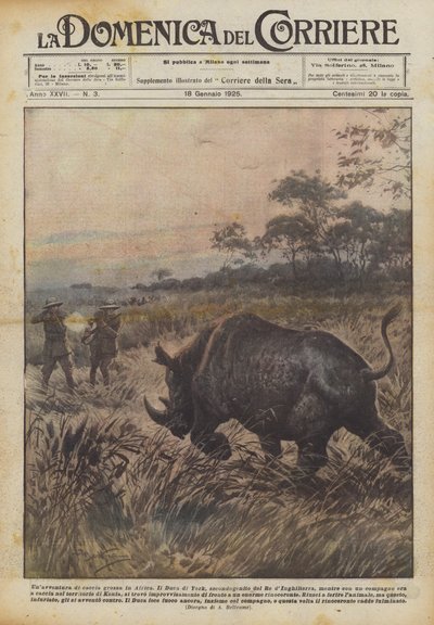Et storvildtjagteventyr i Afrika af Achille Beltrame