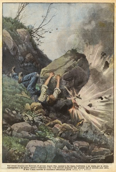 Et mærkeligt drama om Sabotino af Achille Beltrame