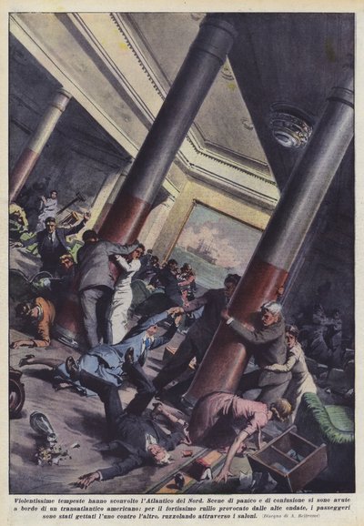 Voldsomme storme har ødelagt Nordatlanten af Achille Beltrame