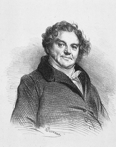 Portræt af Vidocq af Achille Devéria af Achille Devéria