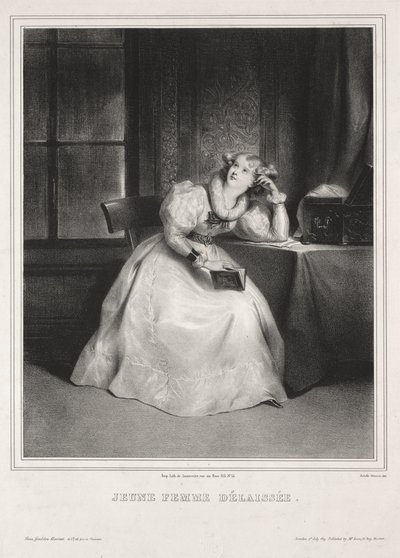 Reverie af Achille Devéria