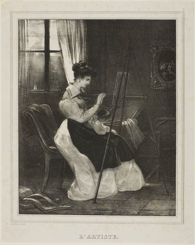 Kunstneren af Achille Devéria