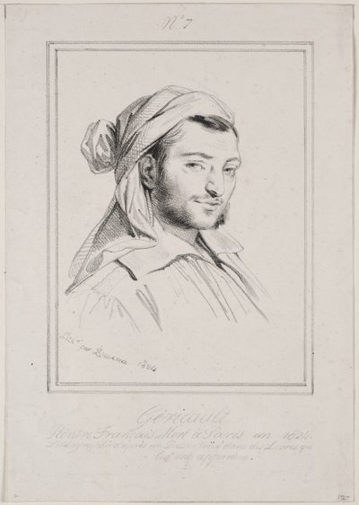 Theodore Gericault af Achille Devéria