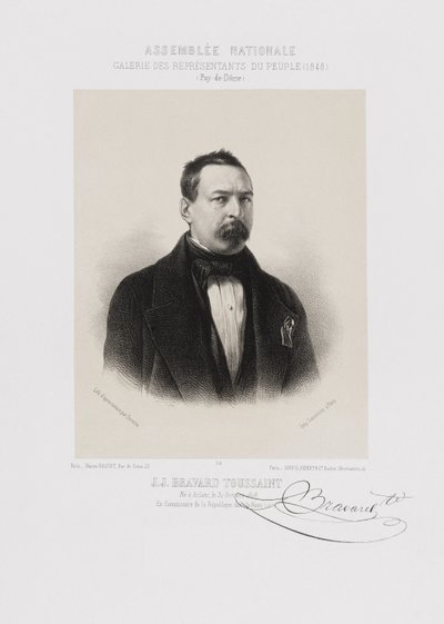Nationalforsamlingen, galleriet for folkets repræsentanter - Toussaint Bravard (Puy-de-Dôme) af Achille Devéria